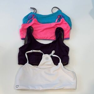 Set of 4 Bleuet Reversible Tween Bras